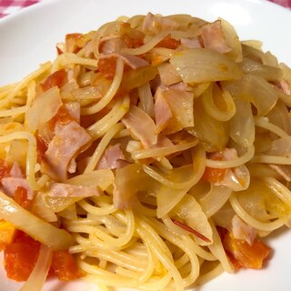 簡単☆アマトリチャーナ風パスタ